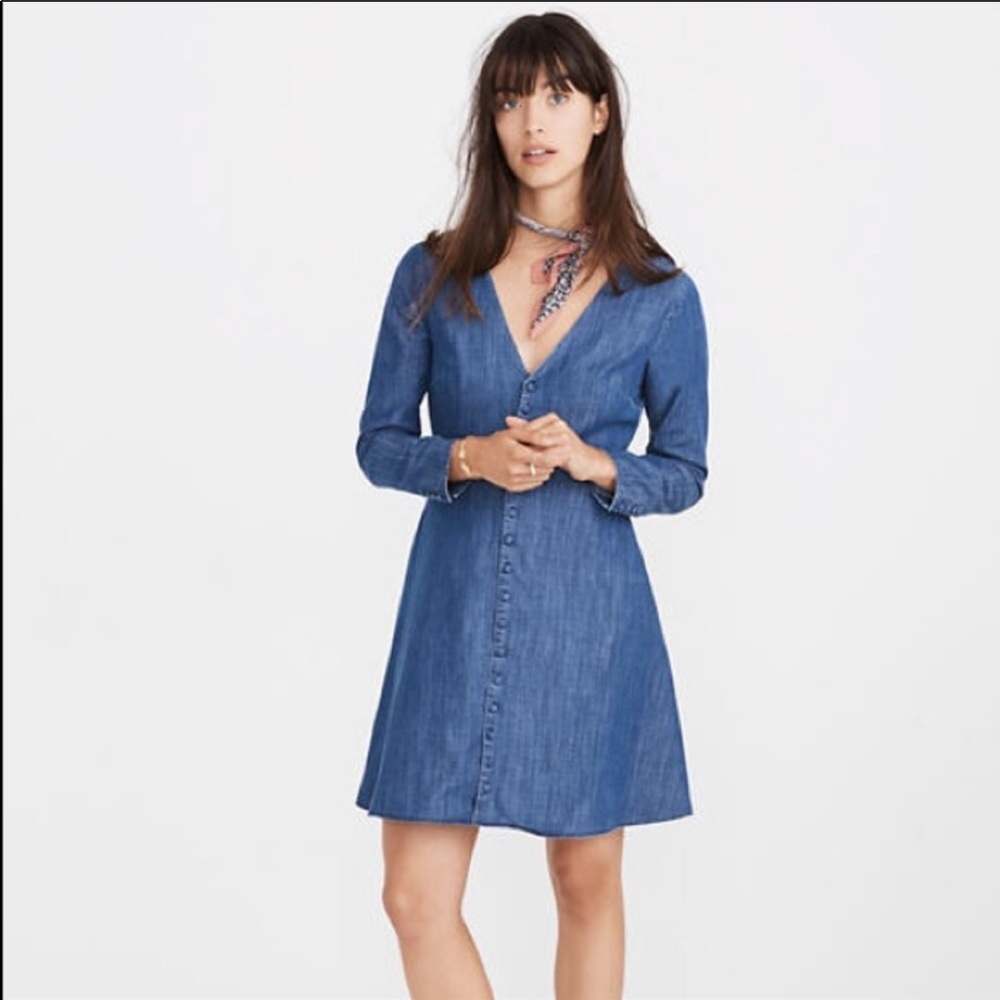 Madewell Lilly Blossom Denim Dress.